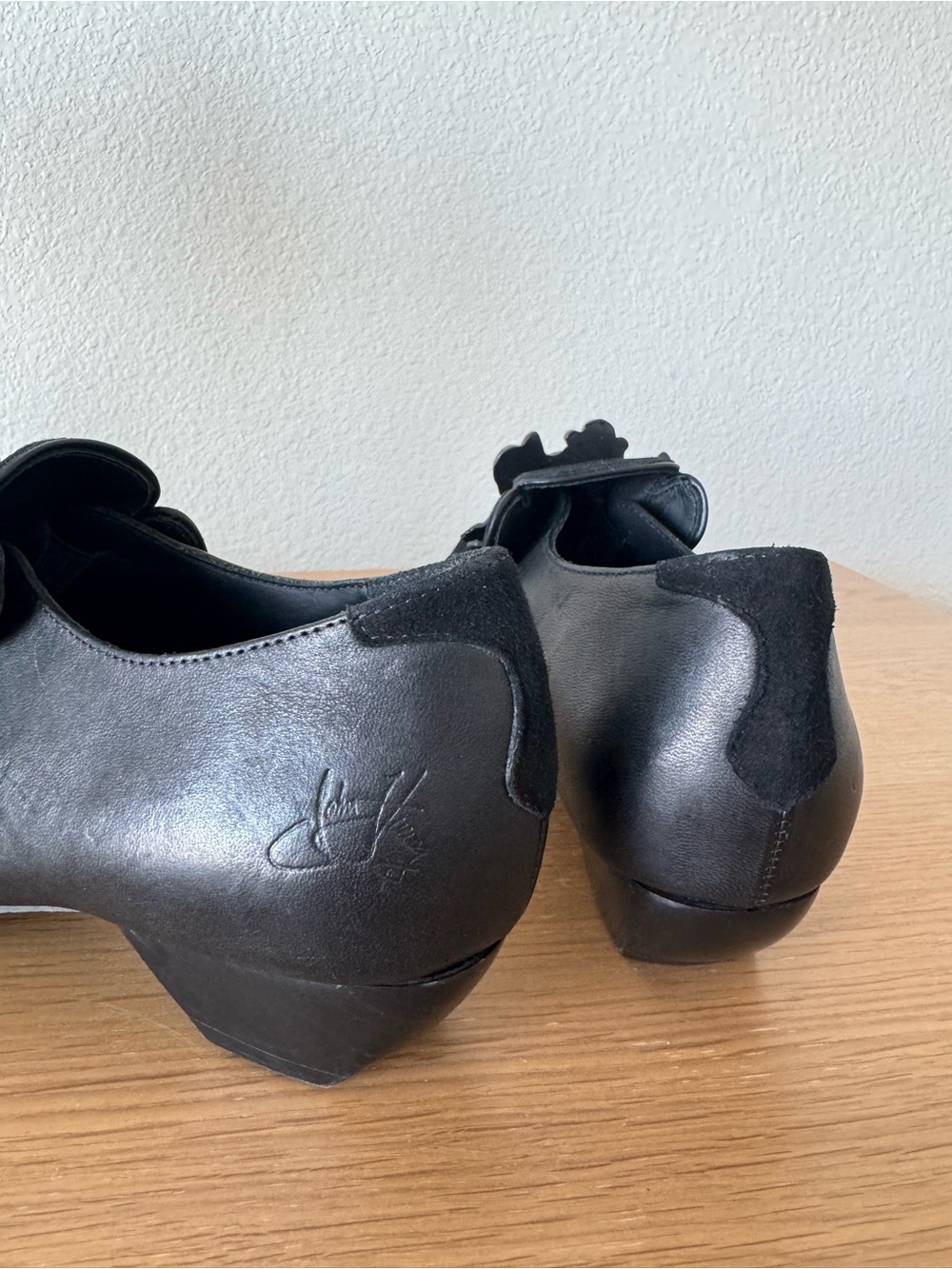 JOHN FLUEVOG DISCONTINUED TRUTH LUIZA LOAFERS WITH ANGEL BUCKLE SIZE 8.5 - Picture 8 of 13